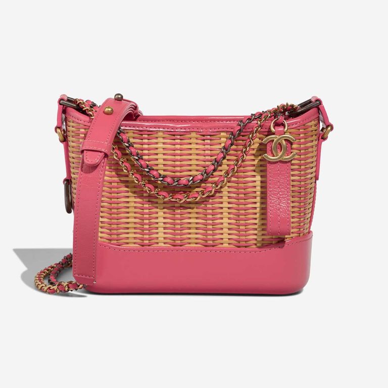 Chanel Gabrielle Small Rattan / Lamb Pink Front | Sell your designer bag