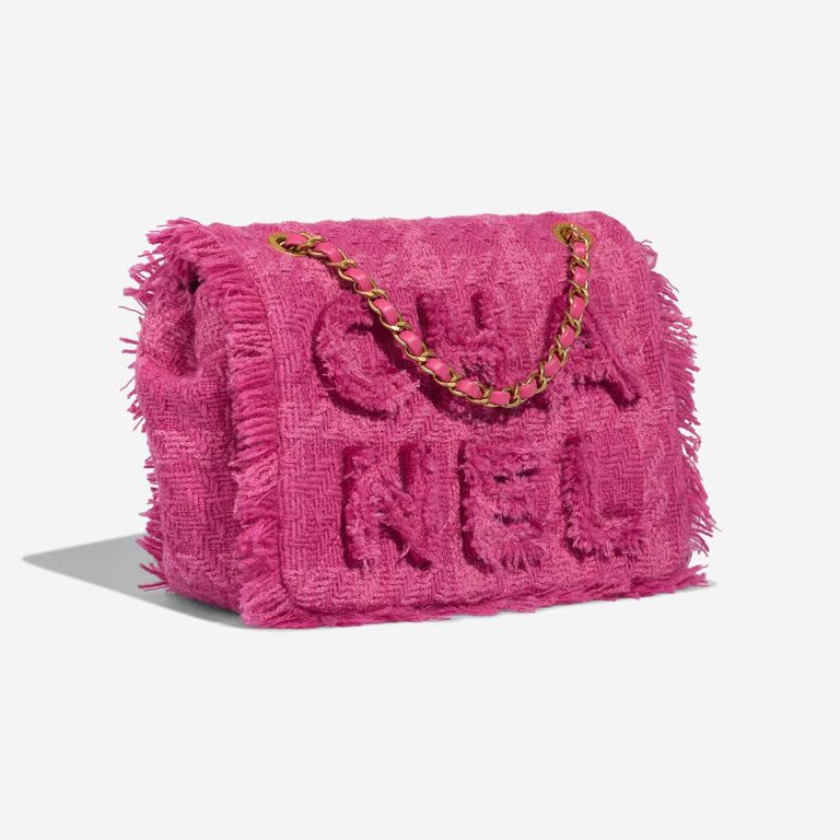 Chanel Flap Bag Small Wool Pink | Sell your designer bag