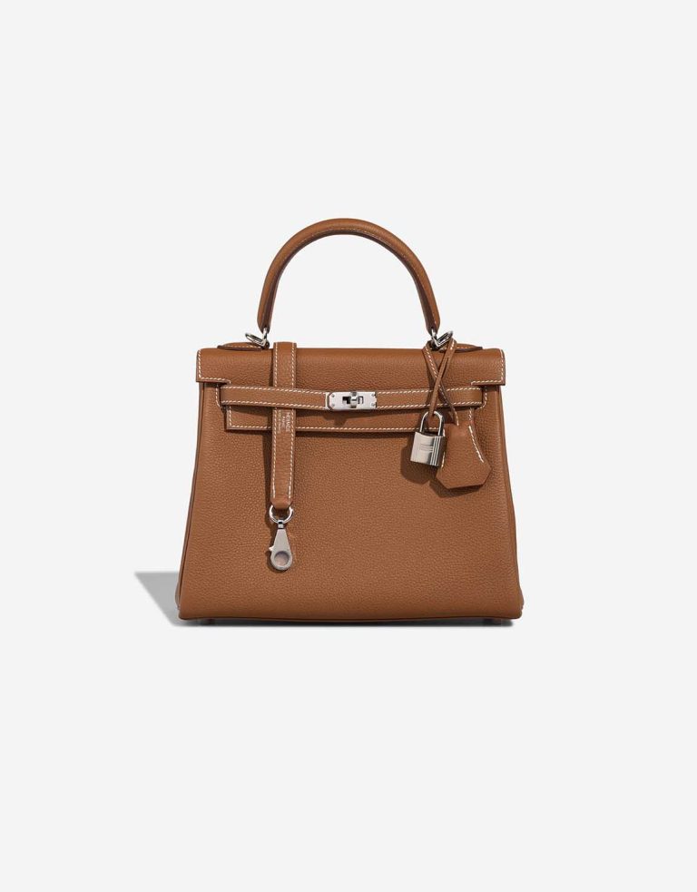 Hermès Kelly 25 Togo Gold Front | Sell your designer bag