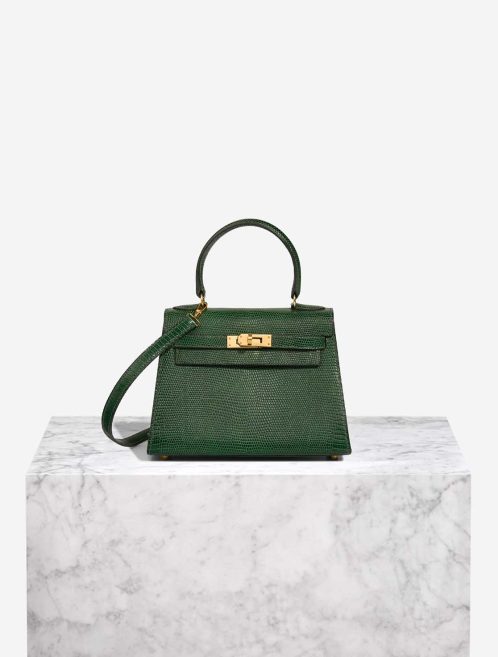 Hermès Kelly Mini Niloticus Lizard Vert Émeraude Front | Sell your designer bag