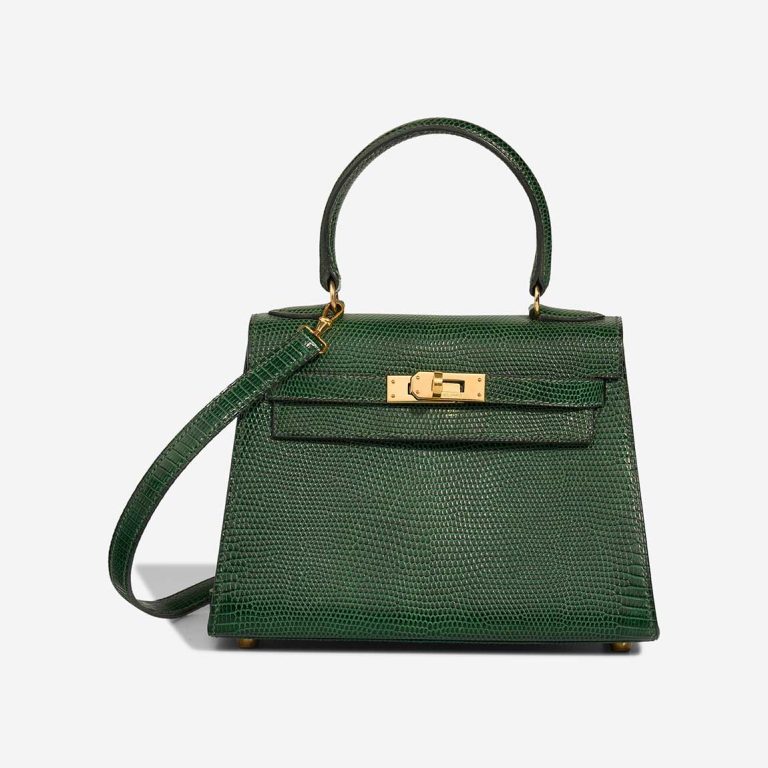 Hermès Kelly Mini Niloticus Lizard Vert Émeraude Front | Sell your designer bag