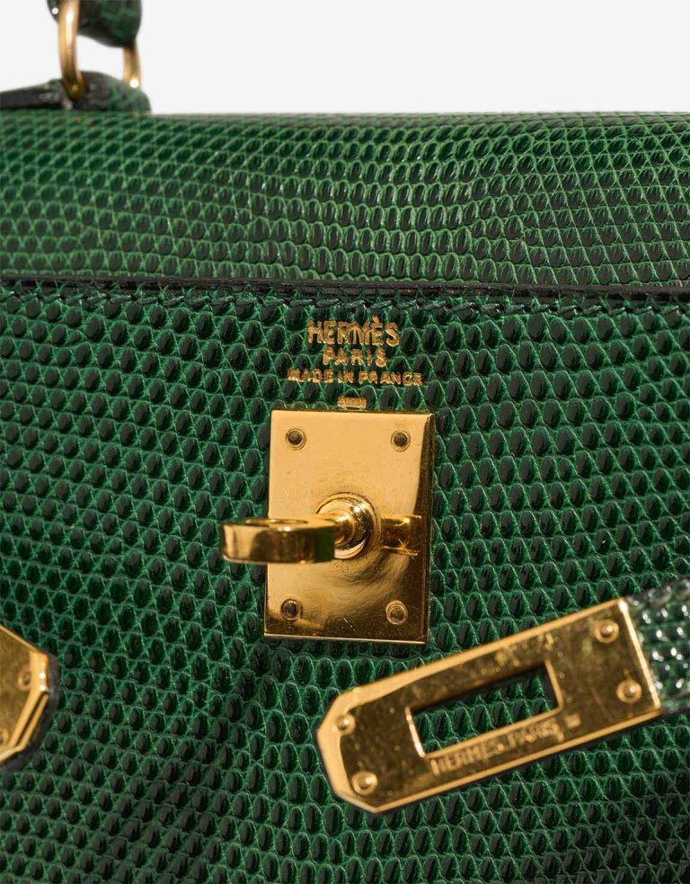 Hermès Kelly Mini Niloticus Lizard Vert Émeraude Logo | Sell your designer bag