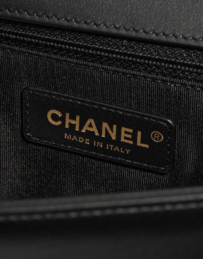 Chanel Boy New Medium Calf Black Logo | Sell your designer bag