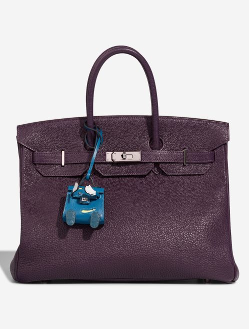 Hermès Kelly Doll Bag Charm Tadelakt Bleu Izmir / Vert Bosphore / Jaune Bourgeon / Bleu Brume Closing System | Sell your designer bag