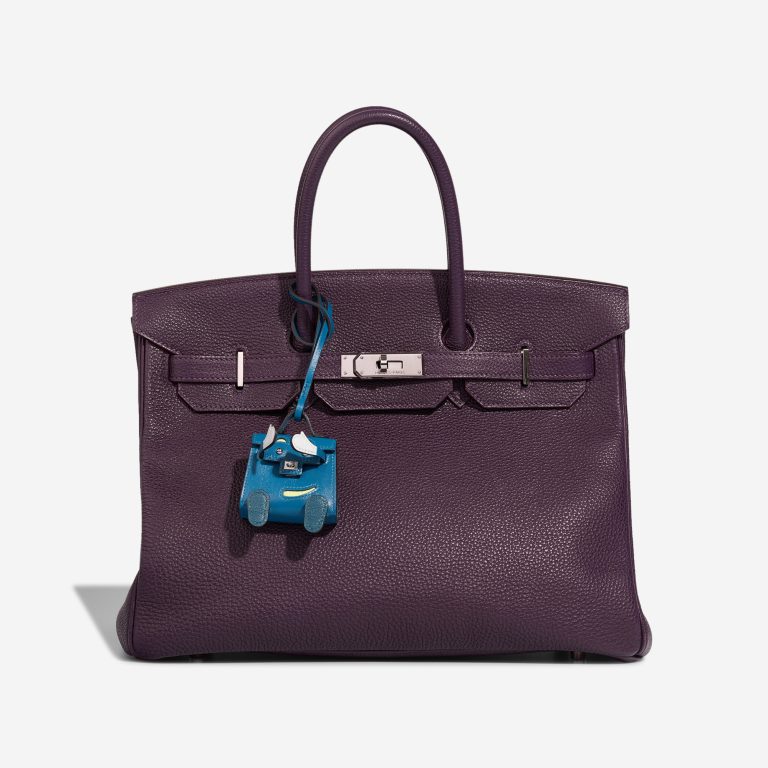 Hermès Kelly Doll Bag Charm Tadelakt Bleu Izmir / Vert Bosphore / Jaune Bourgeon / Bleu Brume Closing System | Sell your designer bag