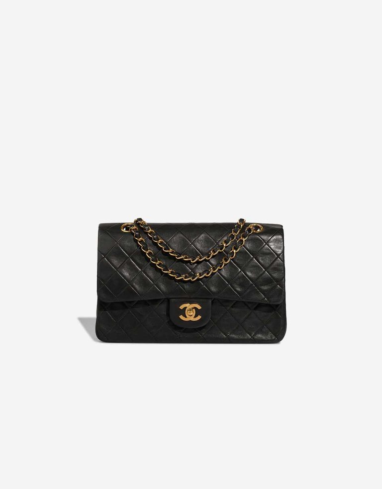 Chanel Timeless Medium Lamb Black Front | Sell your designer bag