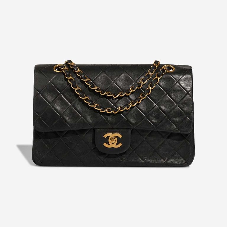 Chanel Timeless Medium Lamb Black Front | Sell your designer bag