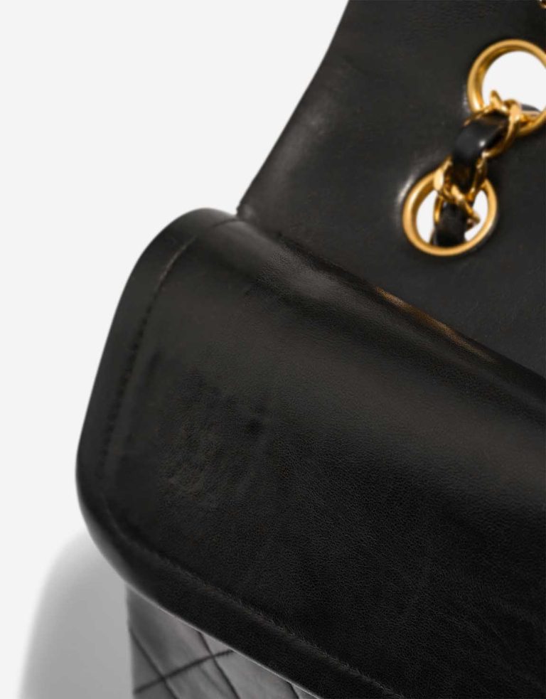 Chanel Timeless Medium Lamb Black Signs of wear | Sell your designer bag