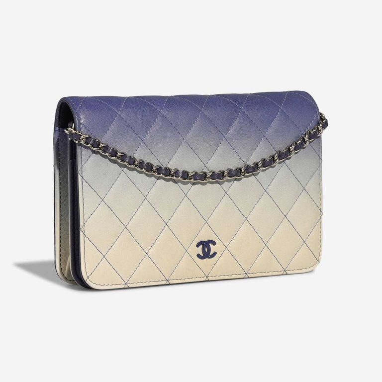 Chanel Wallet On Chain Lamb Ombré / Blue | Sell your designer bag