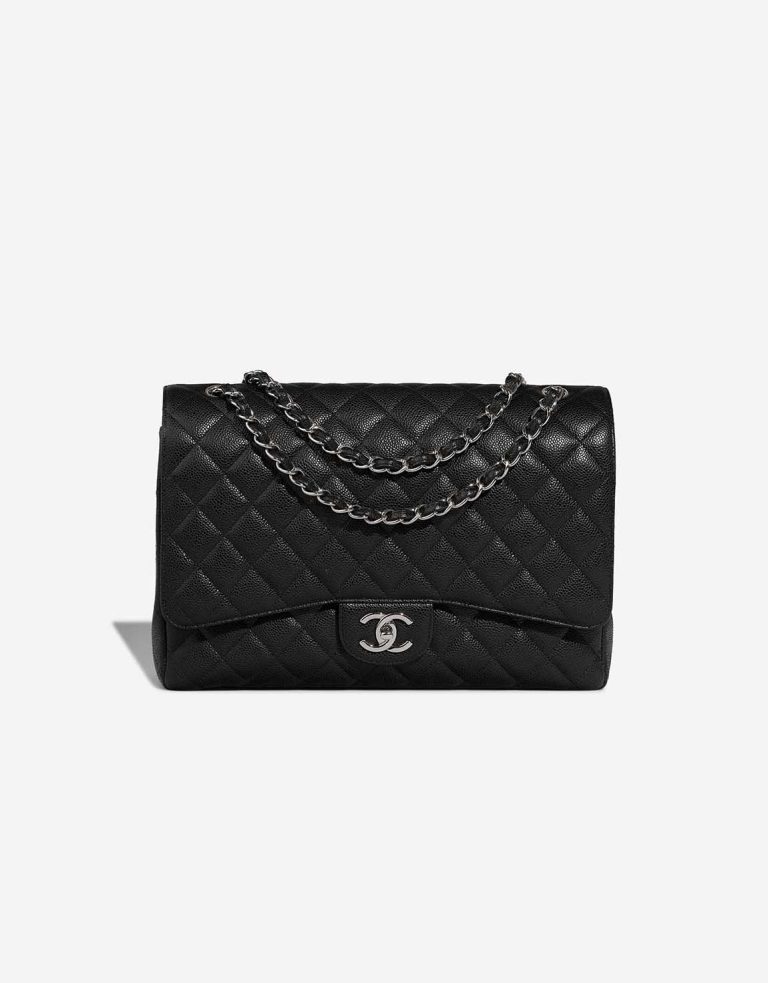 Chanel Timeless Maxi Caviar Black Front | Sell your designer bag