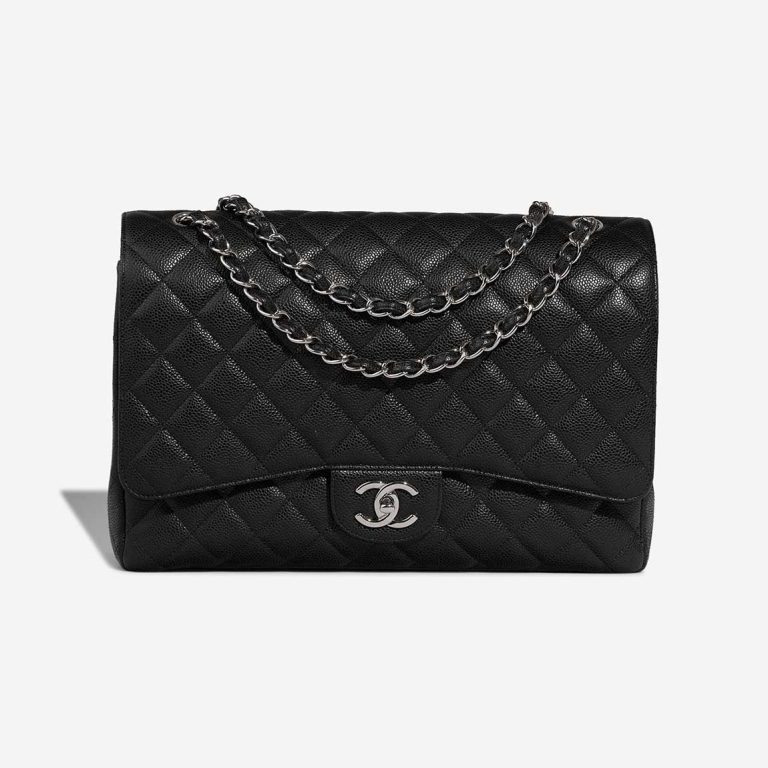 Chanel Timeless Maxi Caviar Black Front | Sell your designer bag