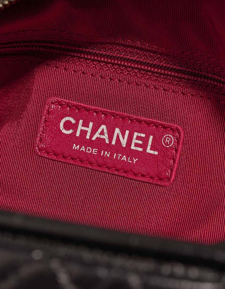 Chanel Gabrielle Medium Aged Calf Black Logo | Sell your designer bag