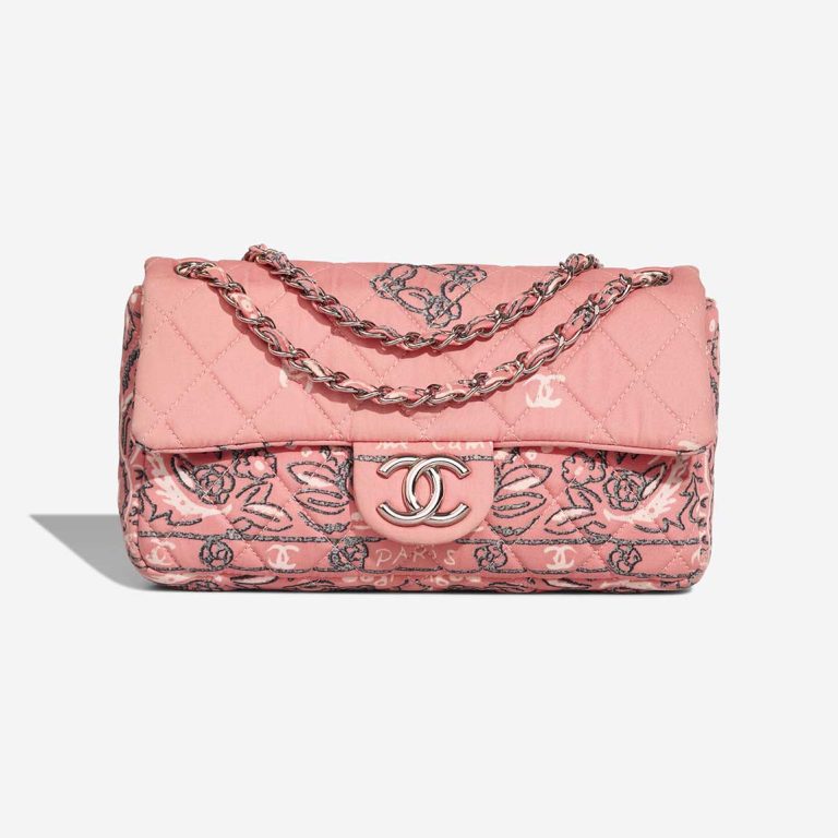 Chanel Timeless Medium Canvas Pink Front | Sell your designer bag