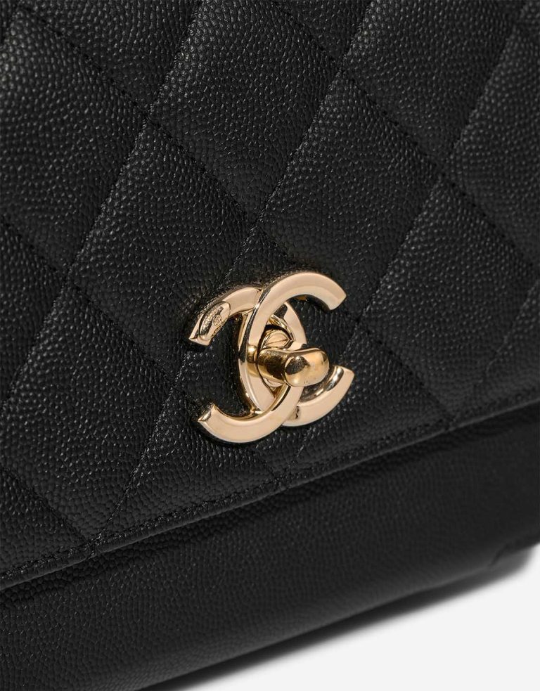 Chanel Business Affinity Small Caviar Black Closing System | Sell your designer bag