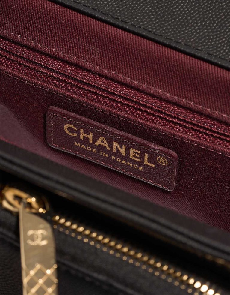 Chanel Business Affinity Small Caviar Black Logo | Sell your designer bag