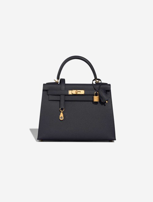 Hermès Kelly 28 Epsom Bleu Indigo Front | Sell your designer bag