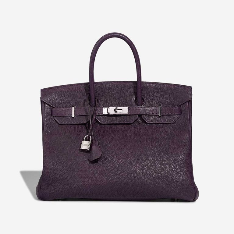 Hermès Birkin 35 Togo Raisin Front | Sell your designer bag