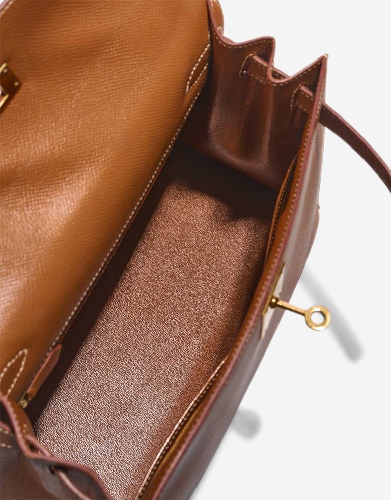 Hermès Kelly 28 Courchevel Gold Inside | Sell your designer bag