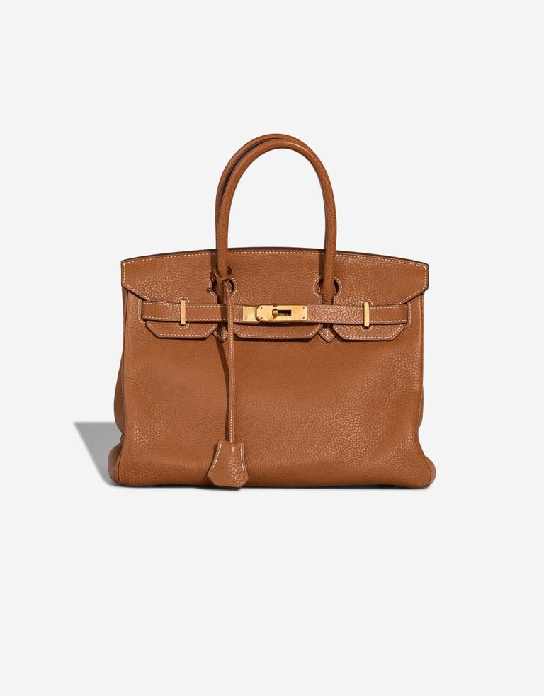 Hermès Birkin 30 Togo Gold Front | Sell your designer bag