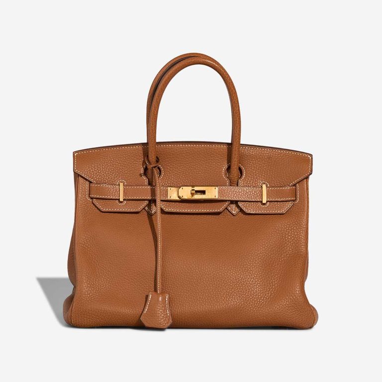 Hermès Birkin 30 Togo Gold Front | Sell your designer bag