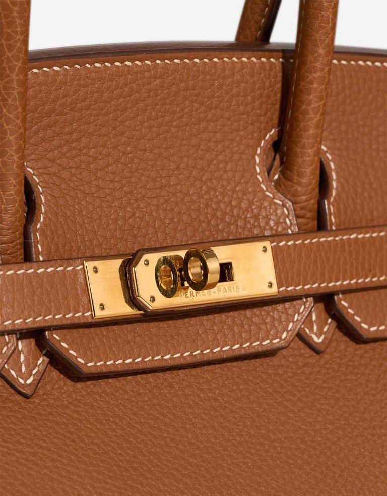 Hermès Birkin 30 Togo Gold Closing System | Sell your designer bag