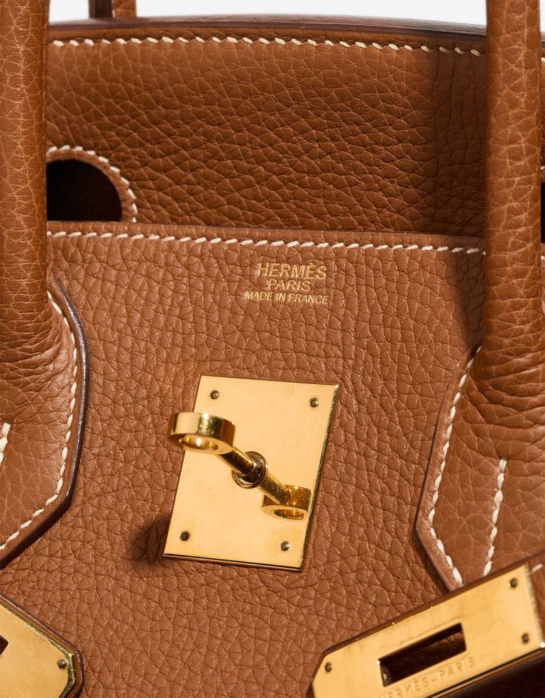 Hermès Birkin 30 Togo Gold Logo | Sell your designer bag