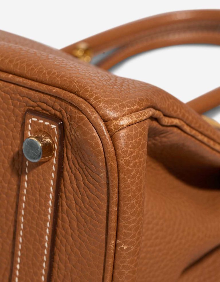 Hermès Birkin 30 Togo Gold Signs of wear | Sell your designer bag