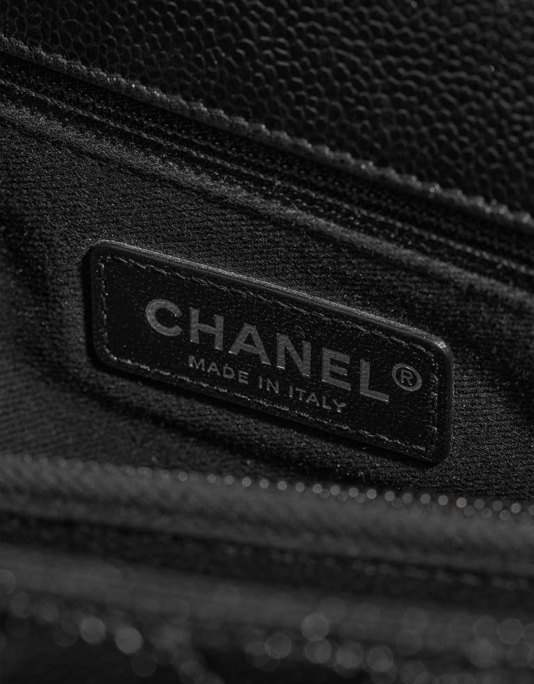 Chanel Timeless Handle Large Caviar So Black Logo | Sell your designer bag