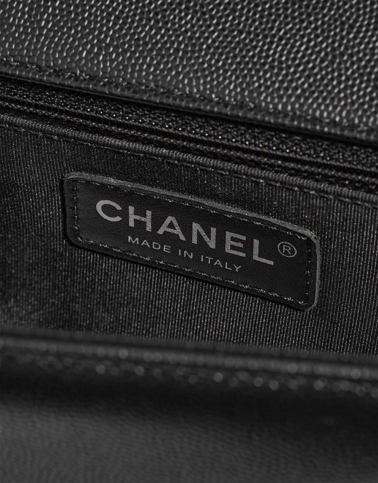 Chanel Boy Large Caviar Black Logo | Sell your designer bag