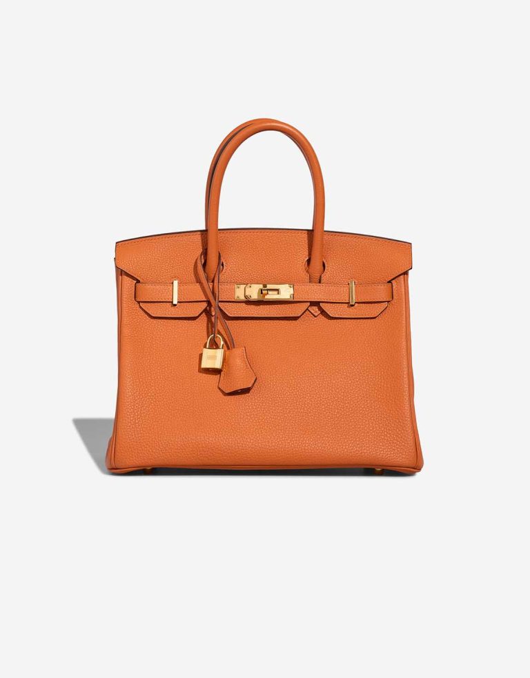 Hermès Birkin 30 Togo Orange  Front | Sell your designer bag