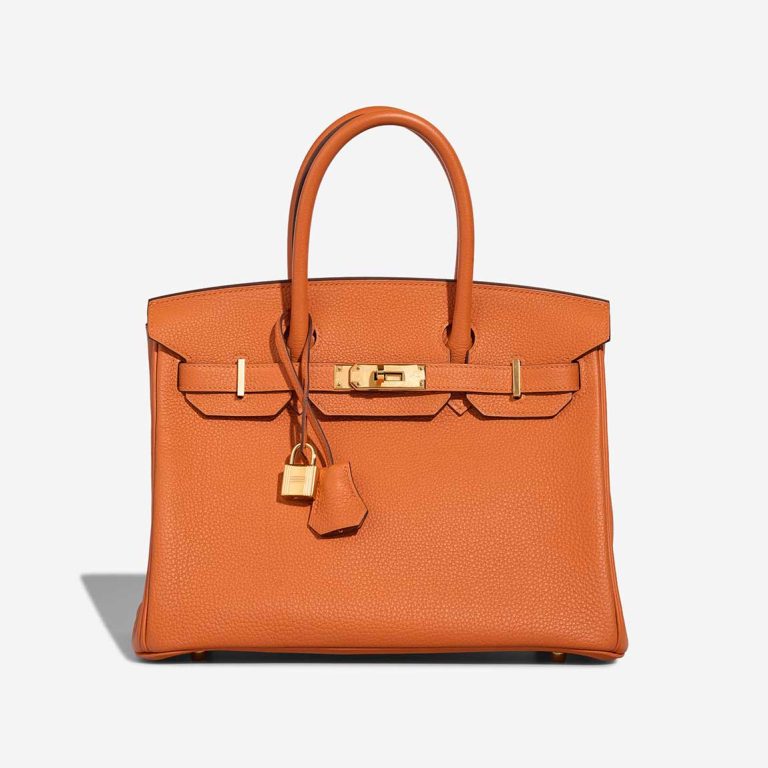 Hermès Birkin 30 Togo Orange  Front | Sell your designer bag