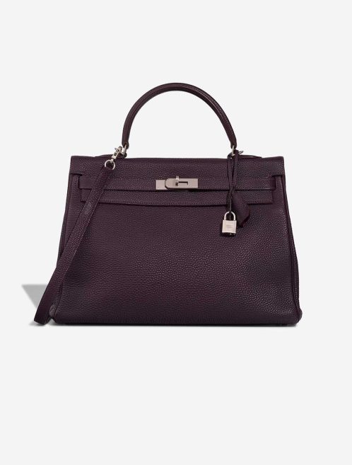 Hermès Kelly 35 Togo Raisin / Sienne Front | Sell your designer bag