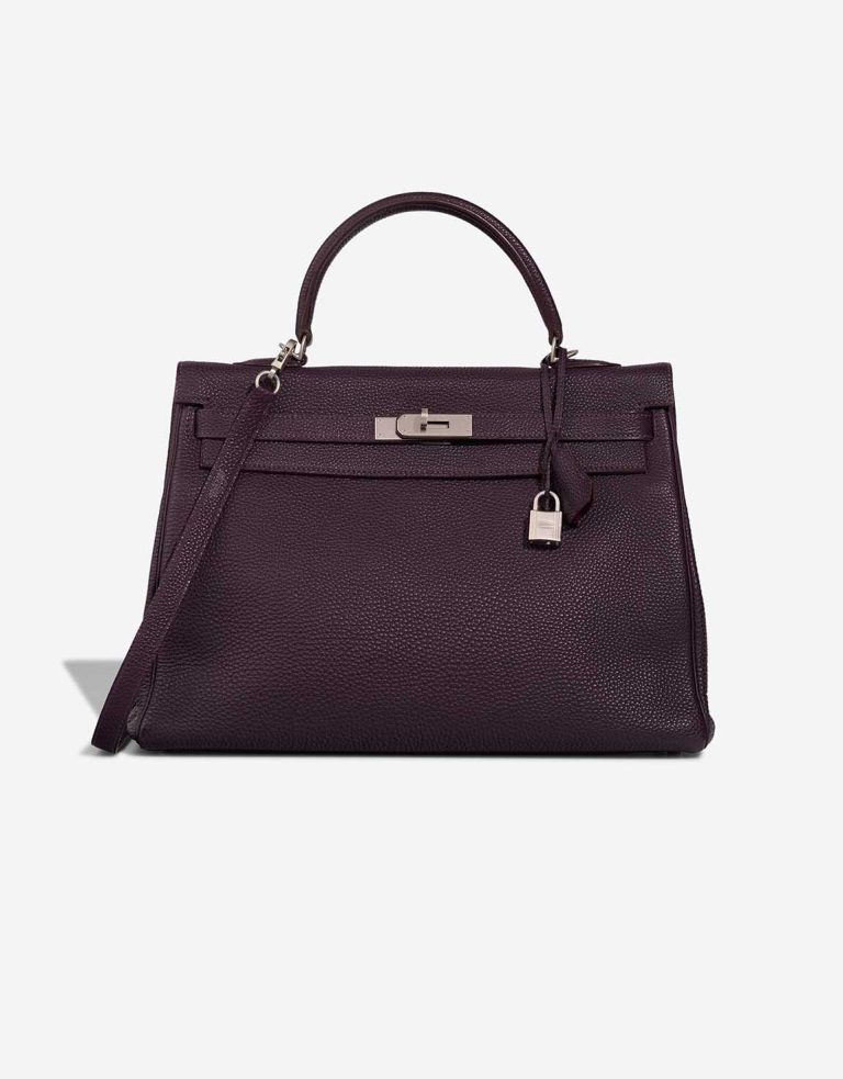 Hermès Kelly 35 Togo Raisin / Sienne Front | Sell your designer bag