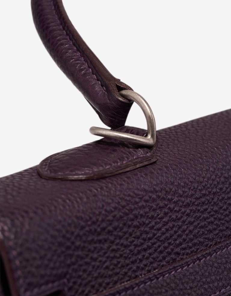 Hermès Kelly 35 Togo Raisin / Sienne Signs of wear | Sell your designer bag