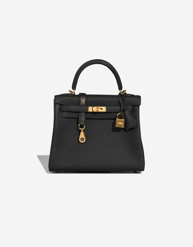 Hermès Kelly 25 Togo Black Front | Sell your designer bag