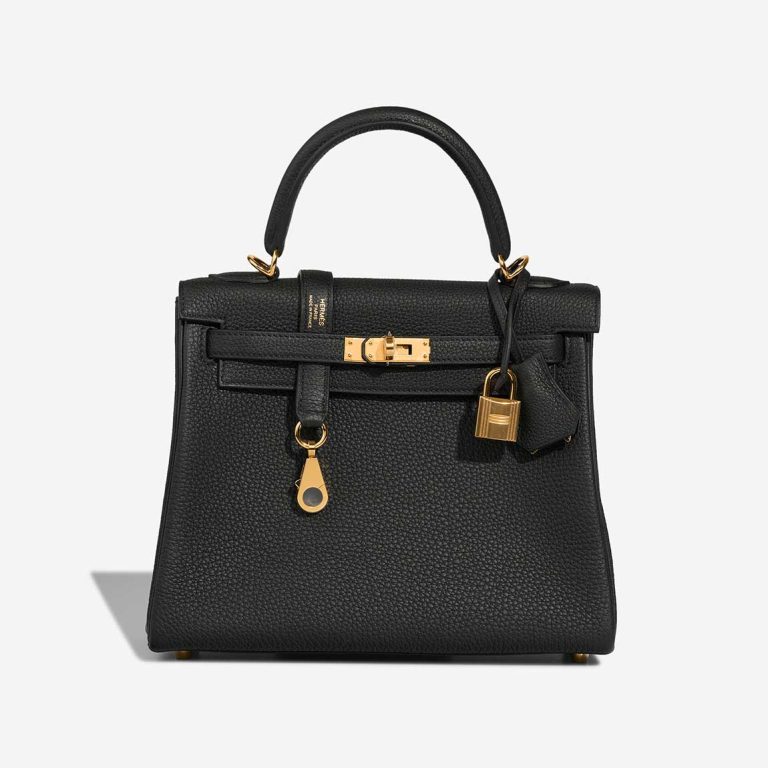 Hermès Kelly 25 Togo Black Front | Sell your designer bag