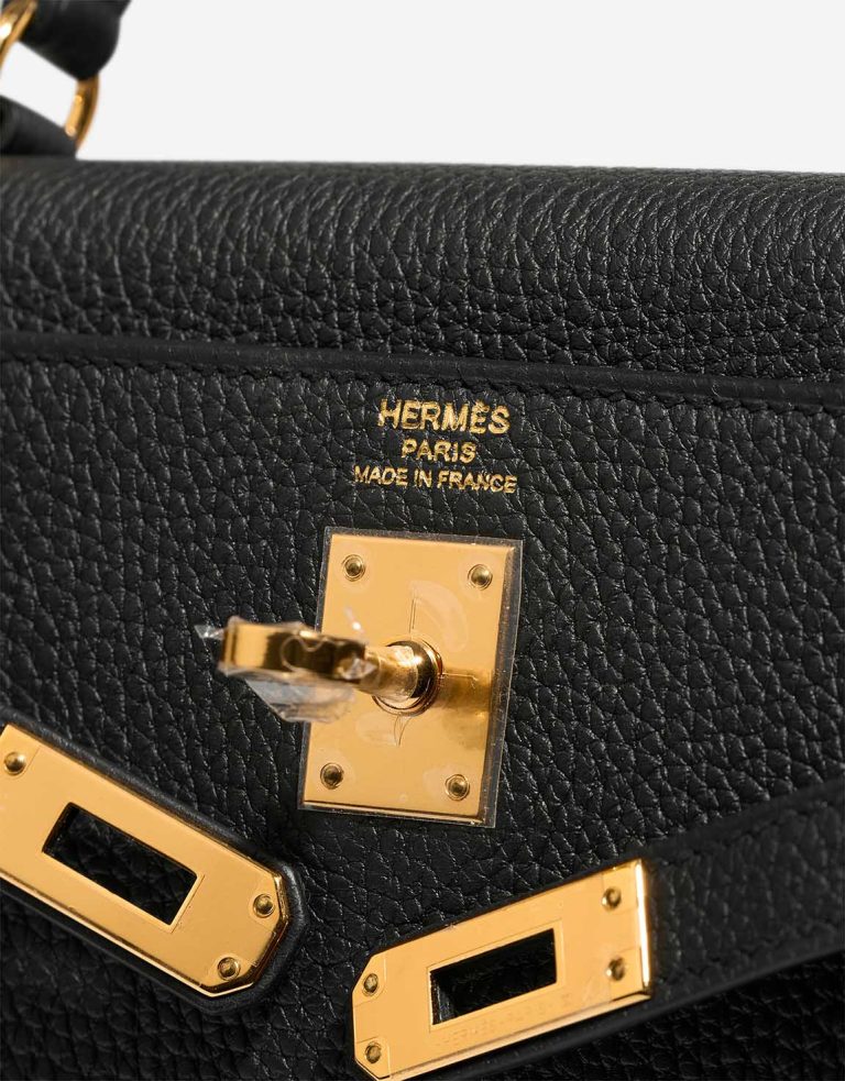 Hermès Kelly 25 Togo Black Logo | Sell your designer bag