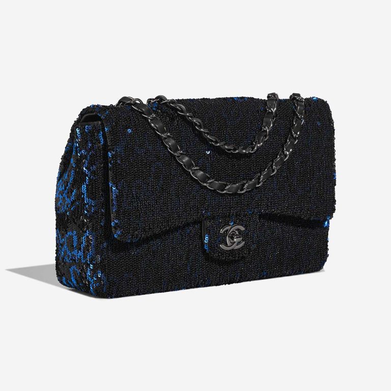 Chanel Timeless Medium Sequins Black / Blue | Sell your designer bag