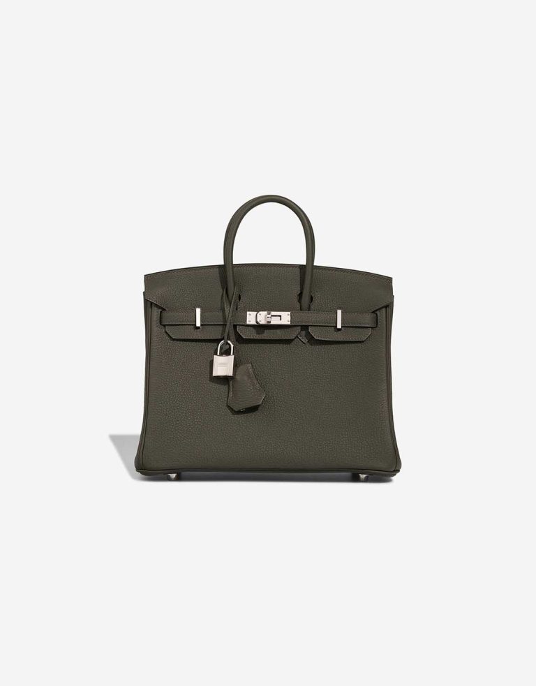 Hermès Birkin 25 Togo Vert de Gris Front | Sell your designer bag