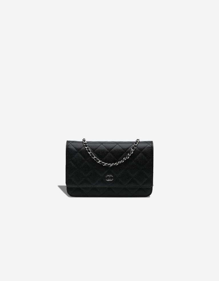 Chanel Wallet On Chain Caviar Black Front | Sell your designer bag