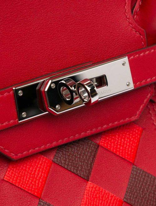 Hermès Birkin Tressage 30 Swift Rouge Piment / Rouge de Coeur / Rouge H Closing System | Sell your designer bag