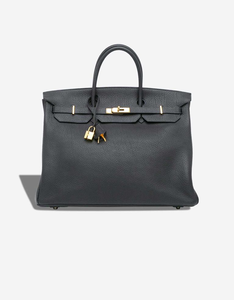 Hermès Birkin 40 Togo Black Front | Sell your designer bag