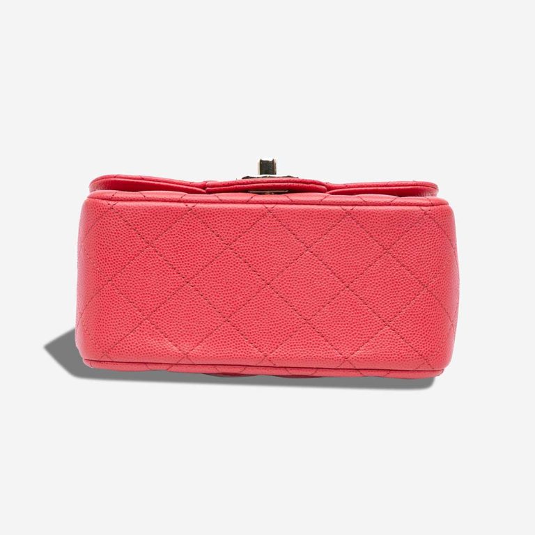 Chanel Timeless Mini Square Caviar Coral | Sell your designer bag