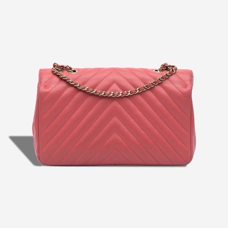 Chanel Chevron Statement Flap Medium Lamb Pink | Sell your designer bag