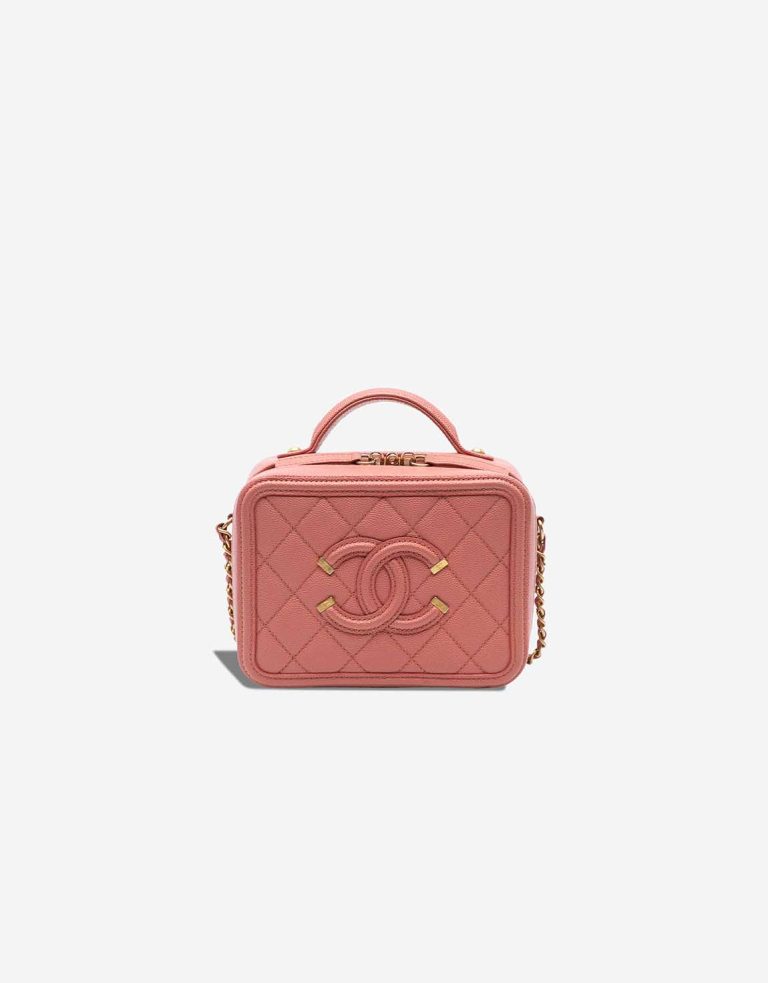 Chanel Vanity Small Caviar Pink Front | Sell your designer bag