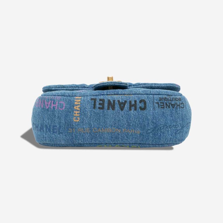 Chanel Mood Flap Bag Mini Rectangular Denim Blue / Multicolour | Sell your designer bag