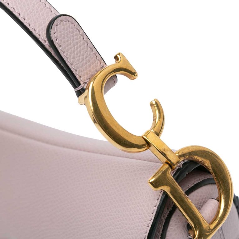 Dior Saddle Mini Calf Lilac Signs of wear | Sell your designer bag