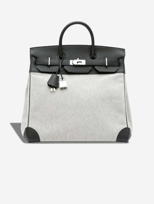 Hermès Haut à Courroies 40 Evercolor / Toile Graphite Front | Sell your designer bag