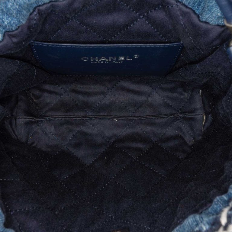 Chanel 22 Mini Denim Blue Inside | Sell your designer bag